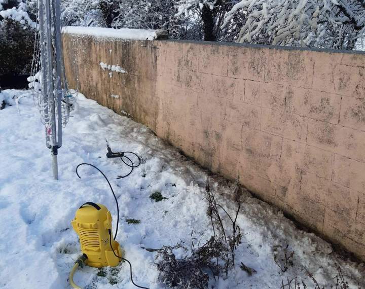 Avant après ravalement façade délabrée Annecy